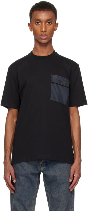 Тениска Paul Smith PS Paul Smith Tilt Logo Pocket T-Shirt Черно | M2R-014Z-N22119-79, 0