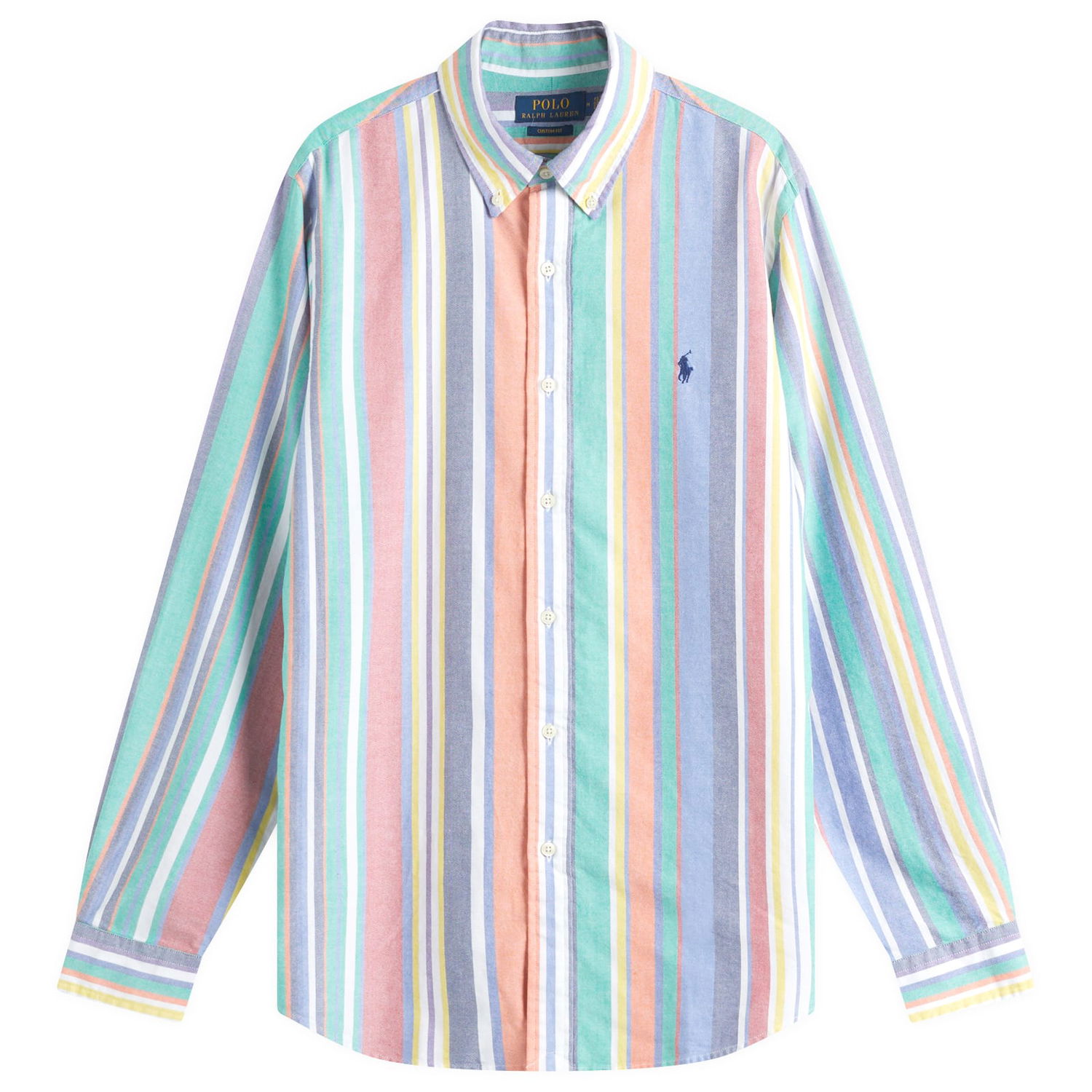 Риза Polo by Ralph Lauren Ralph Lauren Men's Striped Button-Down Oxford Shirt Многоцветен | 710968964001, 0