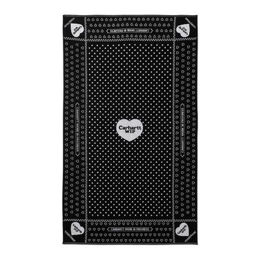 Flexstyle Carhartt WIP Heart Bandana Towel Черно | I033266.28CXX, 1