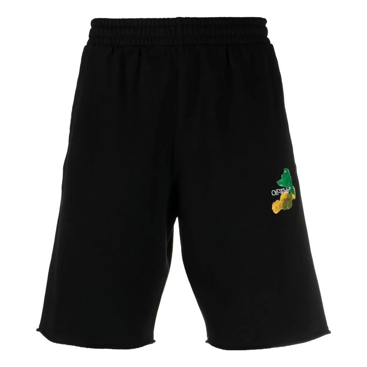 Къси панталони Off-White Brush Arrow Bermuda Shorts Черно | OMCI006S23FLE0021084, 0