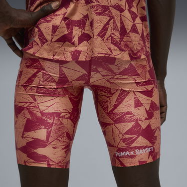 Къси панталони Puma PUMA x SAYSKY Leaf Pattern Short Tights Многоцветен | 527832_90, 2