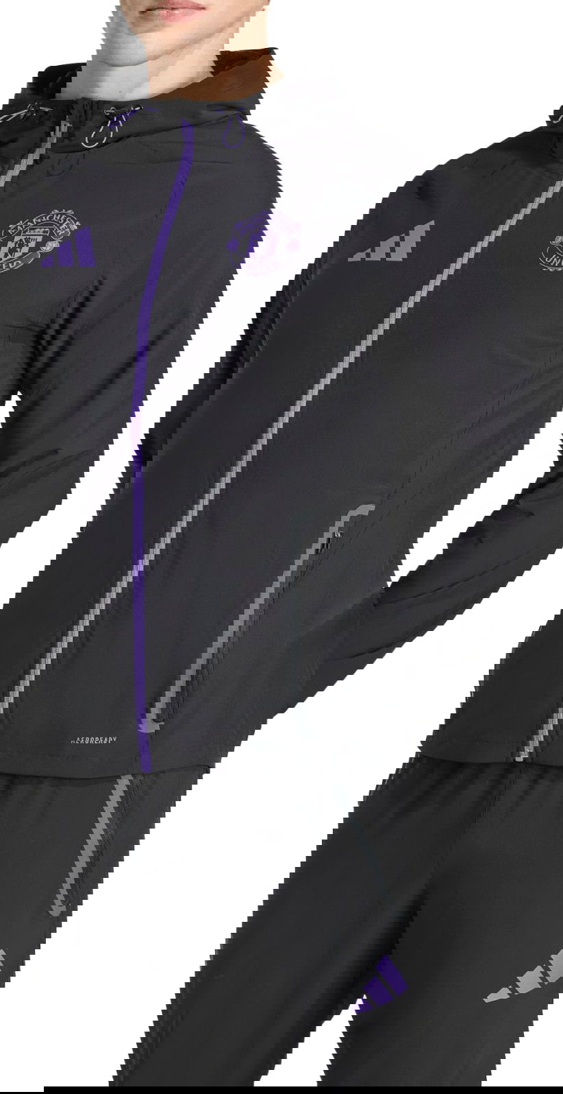Панталони adidas Performance Manchester United Tiro 25 Competition Vis Travel Pants Черно | JV5351, 1