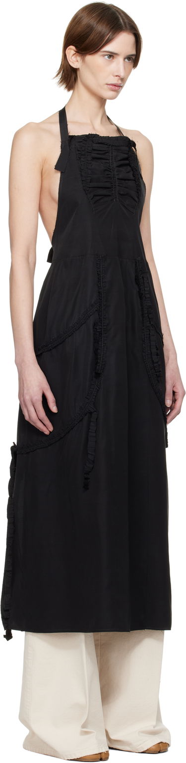 Pокля Maison Margiela Maison Margiela Apron Midi Dress Черно | S51TH0091 M35381, 1