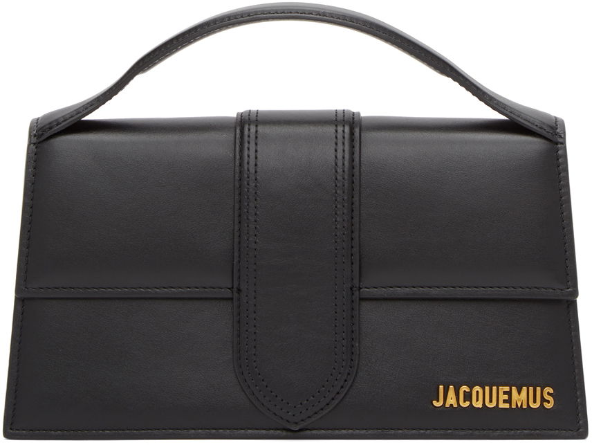 Дамска чанта Jacquemus 'Le Grand Bambino' Top Handle Bag Черно | 213BA007-3000, 0