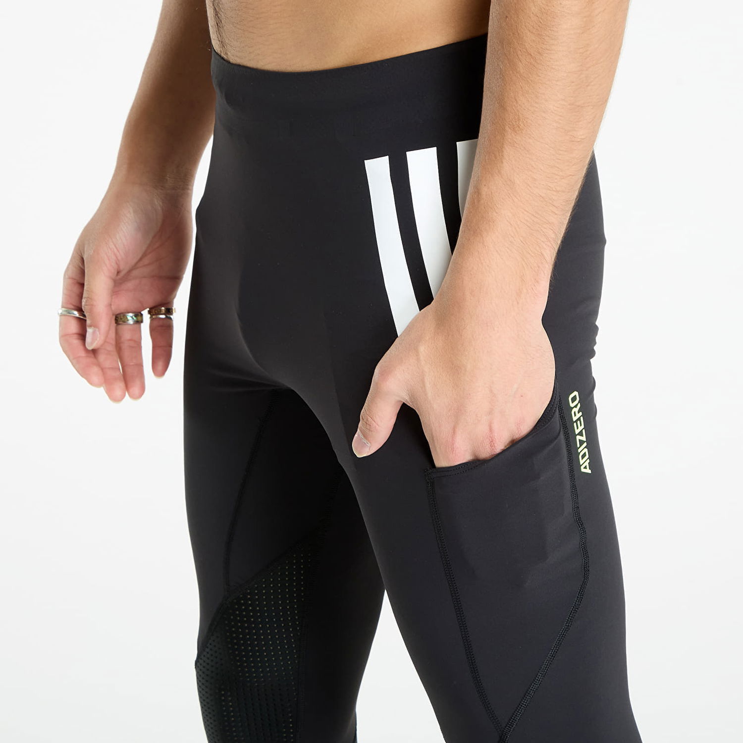 Клинове adidas Performance Running Tights Бяло | IX8984, 1