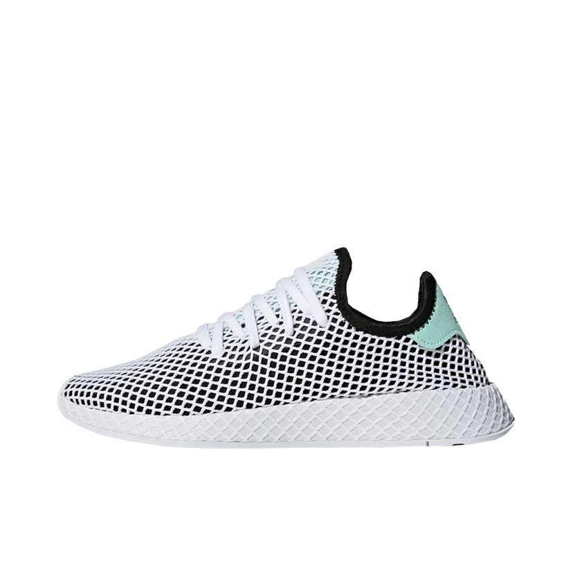Кецове и обувки adidas Originals Deerupt Core Black Easy Green Сиво | B28076