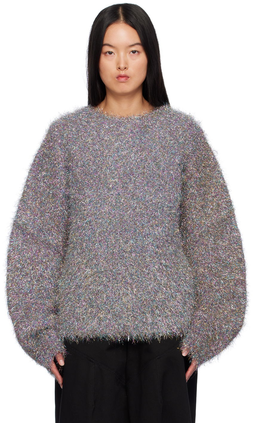 Пуловер Jil Sander Sparkling Sweater Сиво | J03GP0123_J14673, 0