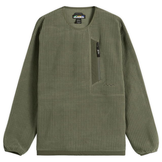 Men's Grid Fleece Crew Sweatshirt