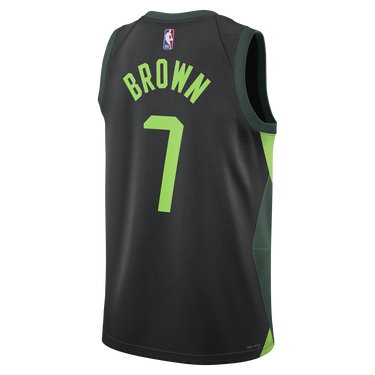 Фланелка Nike Dri-FIT NBA Swingman Jaylen Brown Boston Celtics City Edition 2024/25 Зелено | FQ4335-010, 2
