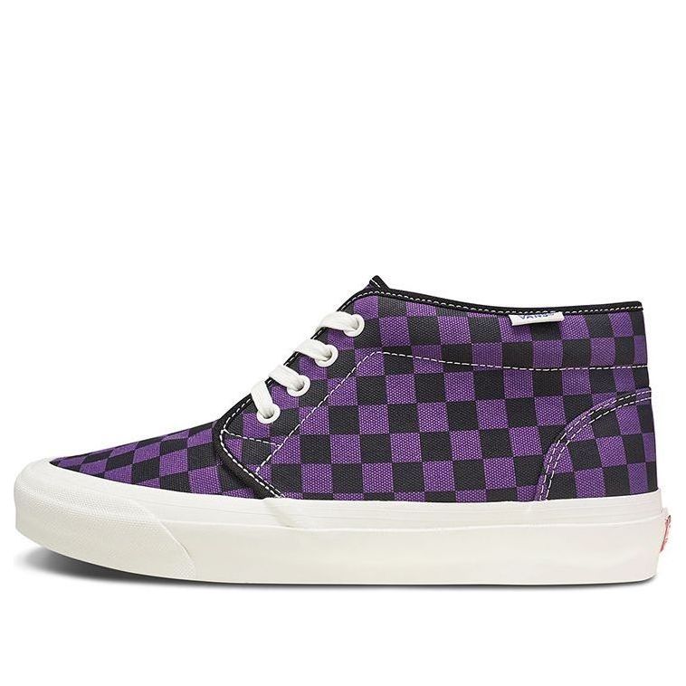 Кецове и обувки Vans OG Chukka LX Checkerboard Лилаво | VN0A4U3GXC9, 0