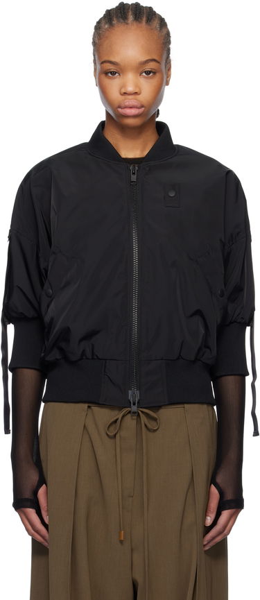 Яке бомбър Yohji Yamamoto Yohji Yamamoto Bomber Jacket Черно | FT-J53-600, 0