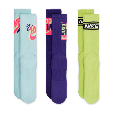 Чорапи Nike Everyday Plus Mid-Calf Socks (3 Pairs) Тюркоазено | HJ9339-903, 3