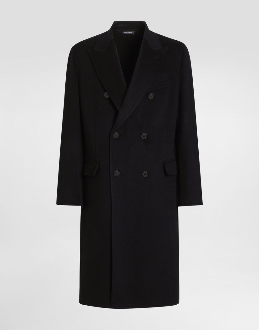 Палта Dolce & Gabbana Dolce & Gabbana Double-breasted Cashmere Coat Черно | G050JTGJ748N0000