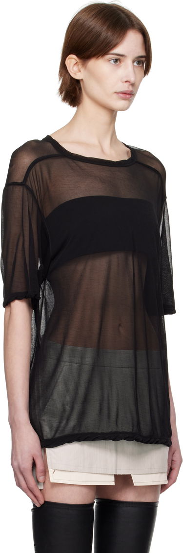 Тениска Rick Owens Rick Owens Hollywood Brad Sheer T-Shirt Сиво | RP01E7200 JCR, 4