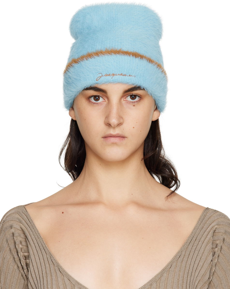 Шапка Jacquemus 'Le Bonnet Neve' Beanie Синьо | 22H226AC414-5080, 0