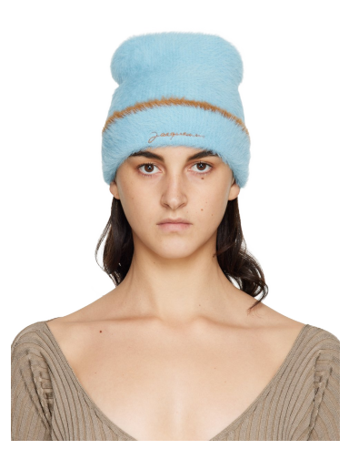 Шапка Jacquemus 'Le Bonnet Neve' Beanie Синьо | 22H226AC414-5080