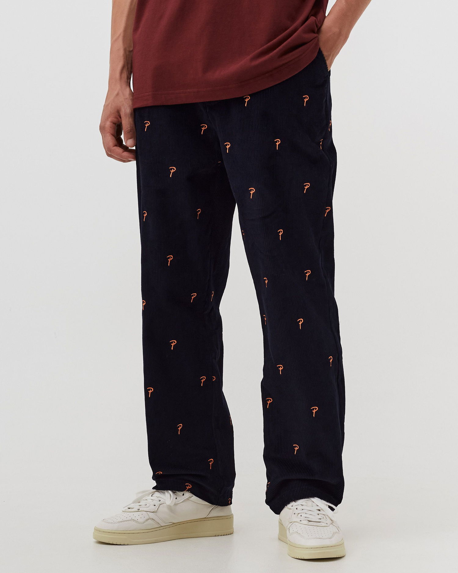 Панталони Patta BASIC MICRO CORDUROY CHINO PANTS Черно | 8719523066517, 1