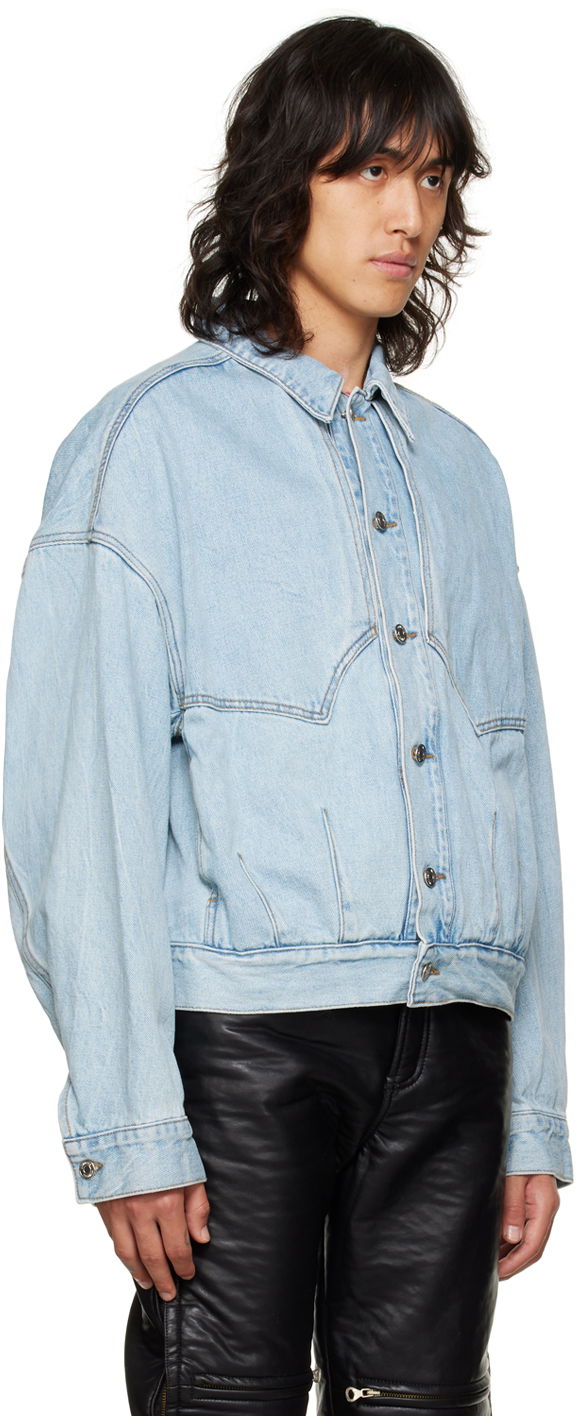 Яке We11done Faded Denim Jacket Синьо | WD-DJ3-22-303-U-SKMP01QCTB, 1
