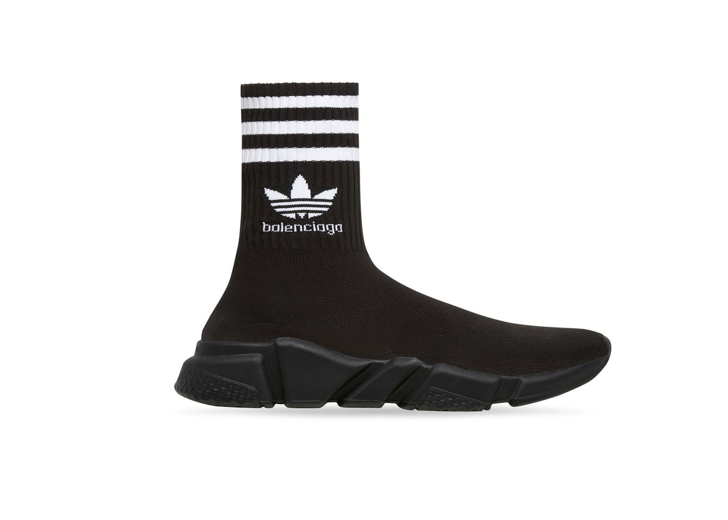 Кецове и обувки Balenciaga adidas x Speed Trainer Black Черно | 717591WBDV11009, 0