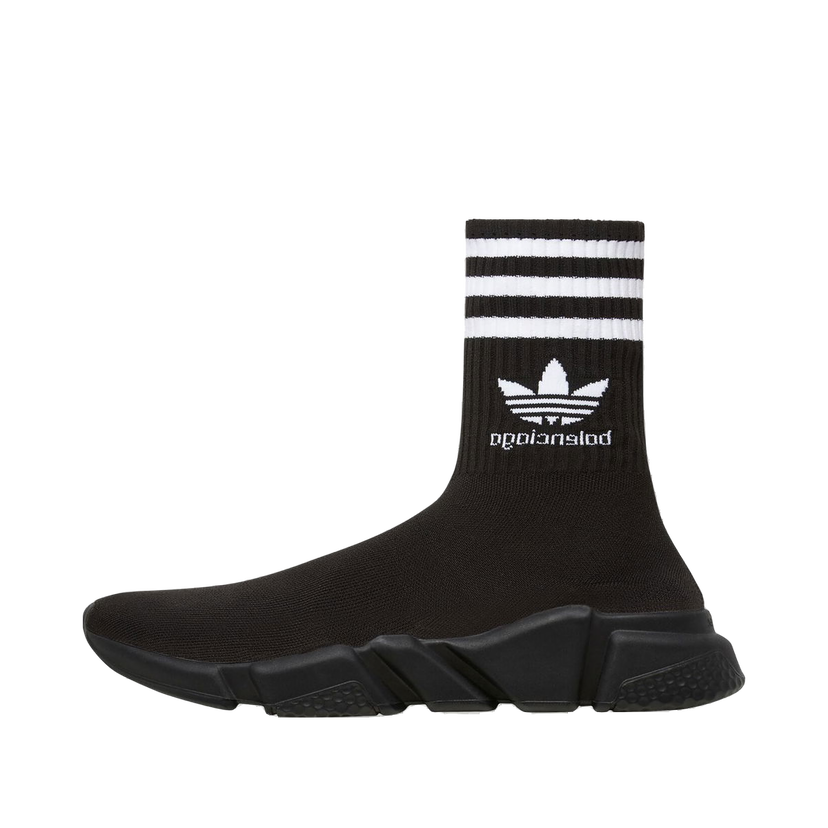 Кецове и обувки Balenciaga adidas x Speed Trainer Black Черно | 717591WBDV11009