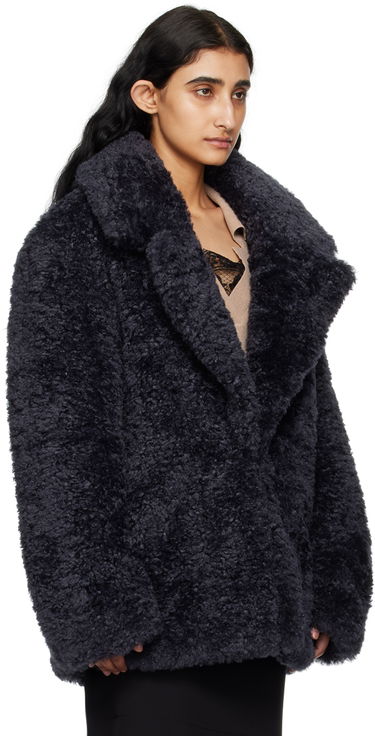 Палта Stella McCartney Stella McCartney Short Faux-Shearling Jacket Черно | 6800883EU901, 1