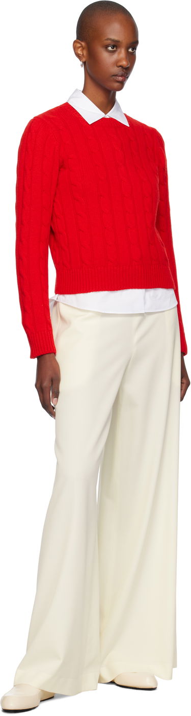 Пуловер &Daughter Cable Crewneck Sweater Червено | F2304, 3