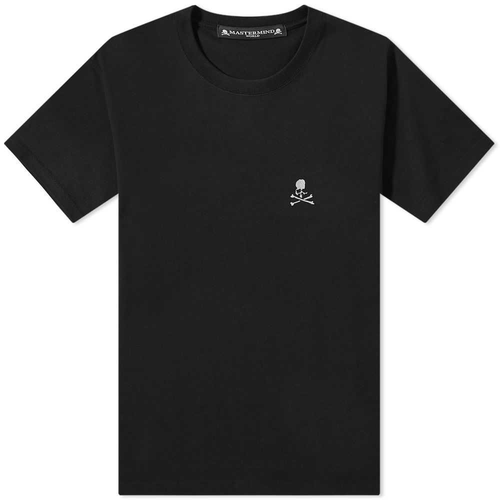 Тениска Mastermind WORLD Reflective Skull Tee Черно | MW22S09-TS006-BLK, 0