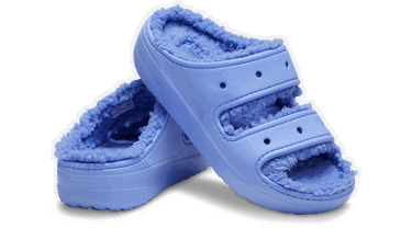 Кецове и обувки Crocs Classic Cozzzy Sandals Синьо | 207446-5Q6, 1