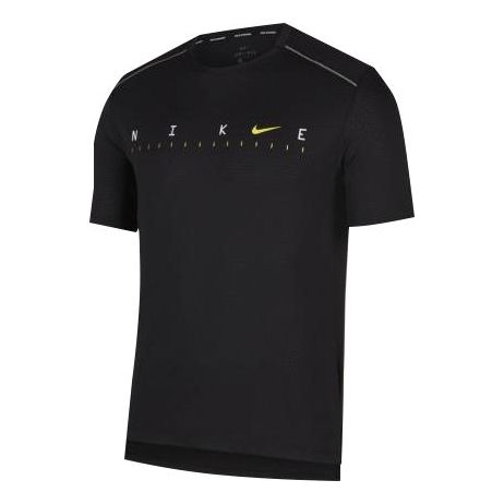 Тениска Nike Dri-FIT Miler Future Fast Mesh Reflective Running T-Shirt Черно | CJ6484-010