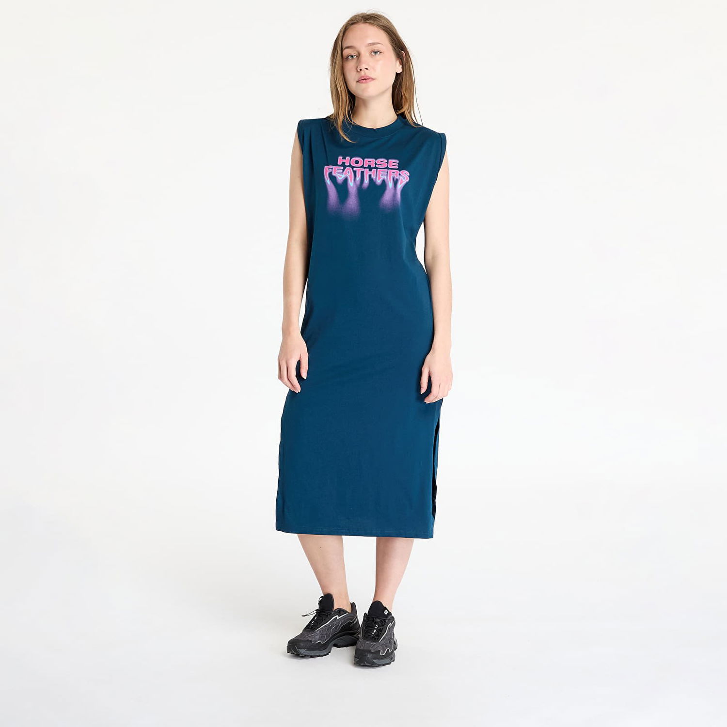 Pокля Horsefeathers Horsefeathers Mary Sleeveless Midi Dress Синьо | SW934C, 0