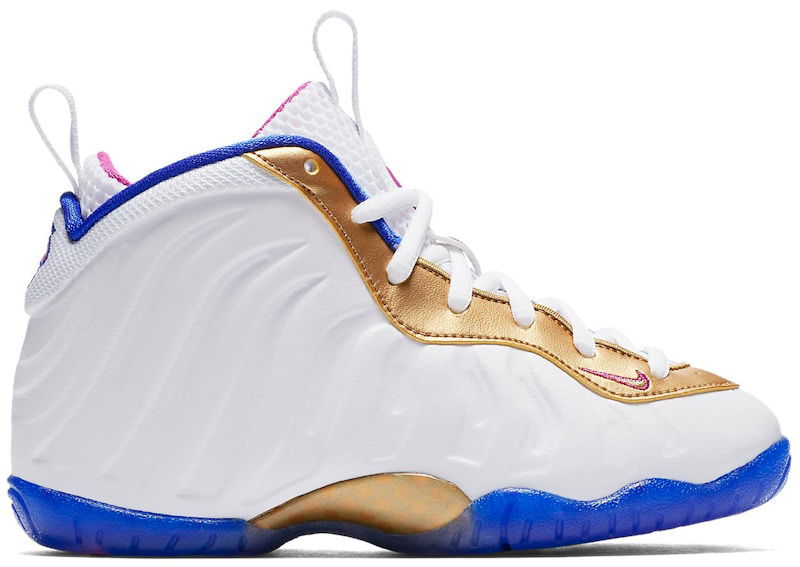 Кецове и обувки Nike Air Foamposite One Peanut Butter & Jelly Бяло | 723946-103