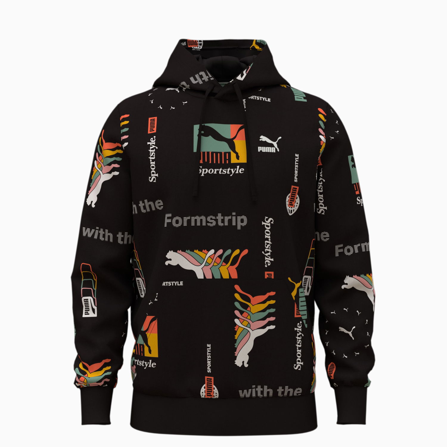 Суитчър Puma CLASSICS Brand Love Hoodie Herren, Schwarz, Größe: L, Kleidung Черно | 625353_01, 1