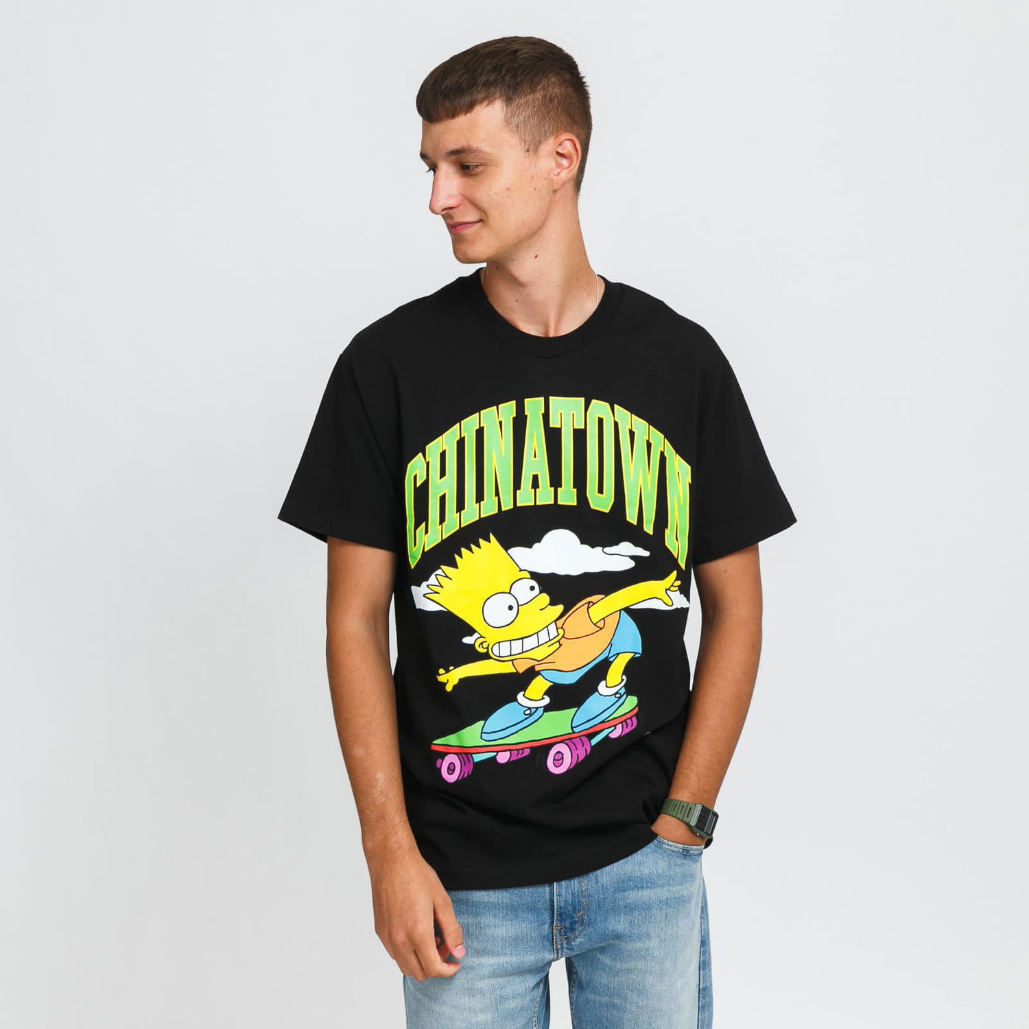 Тениска MARKET The Simpsons Cowabunga Arc Tee Черно | CTN1990645 / 0001, 0