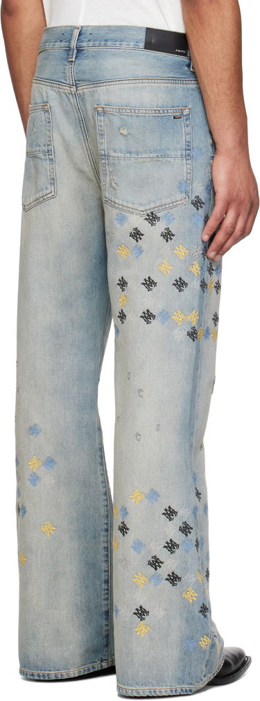 Дънки AMIRI AMIRI MA Quad Embroidered Flare Jeans Синьо | AMDNFR1015, 2