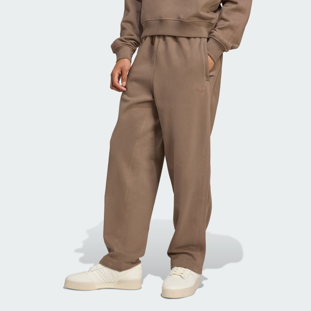 Спортни панталони adidas Performance Premium Essentials Open Hem Pants Кафяво | JW1046, 0