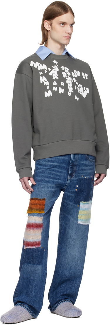 Пуловер Marni Marni 'Marni' Caos Logo Sweatshirt Сиво | FUMU0074PU USCX48, 3