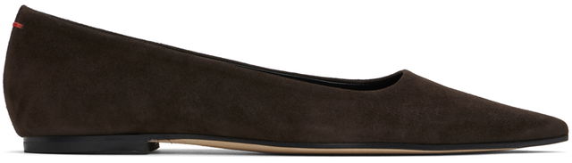 Aeyde Cassy Suede Ballerina Flats