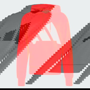 Суитчър adidas Performance Essentials Big Logo French Terry Hoodie Червено | JE8894, 4