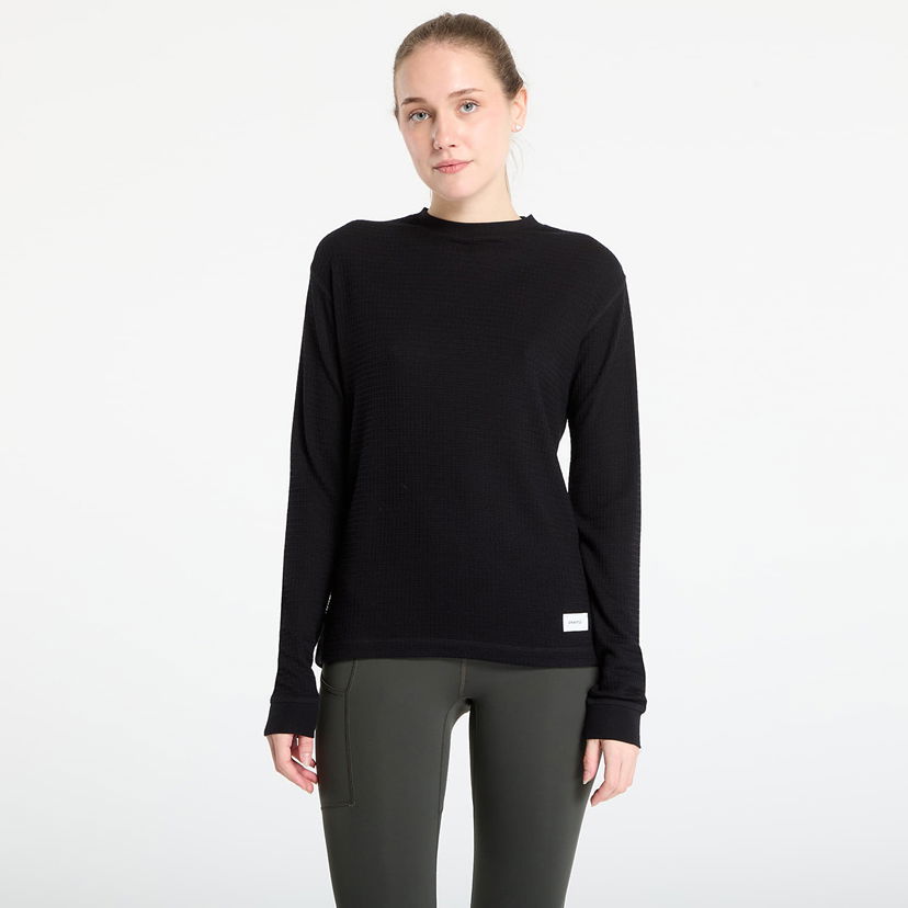Тениска Craft Wool Waffle Long Sleeve Top Черно | 1916672-999000