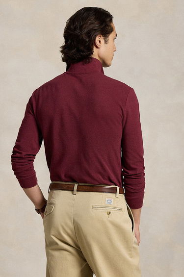 Поло тениска Polo by Ralph Lauren Polo Ralph Lauren Long Sleeve Polo Shirt Бургунди | 710681126, 1