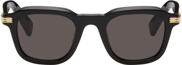 Слънчеви очила Cartier Première Square-frame Sunglasses with Gold-tone Accents Черно | CT0536S-001, 0