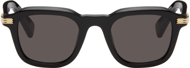 Première Square-frame Sunglasses with Gold-tone Accents
