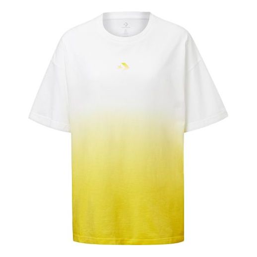 Тениска Converse Gradient Logo Short Sleeve T-Shirt Жълто | 10020993-745