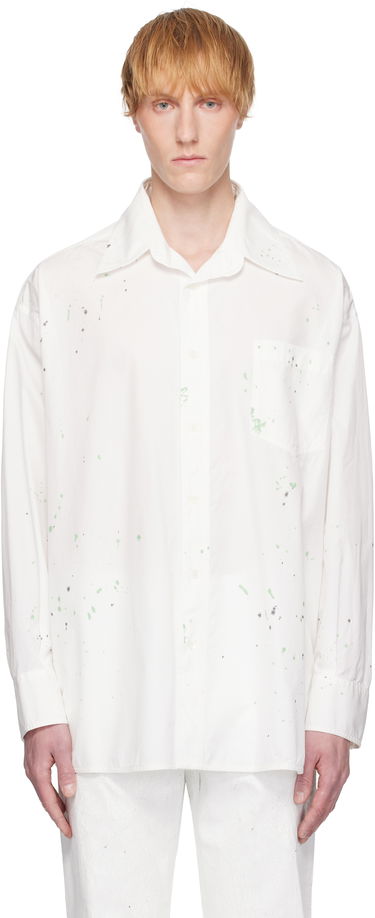 Риза Maison Margiela MM6 Maison Margiela Painter Shirt Бяло | SH2DT0022 M35458, 0
