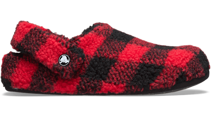Кецове и обувки Crocs Classic Buffalo Check Slippers Червено | 210755-6WG