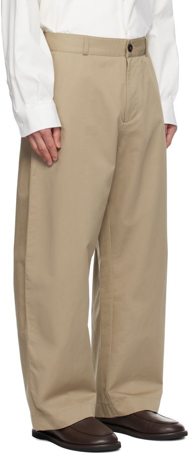Панталони Studio Nicholson Studio Nicholson Bosworth Wide-Leg Trousers Тъмно синьо | BOSWORTH SNM - 1297, 4