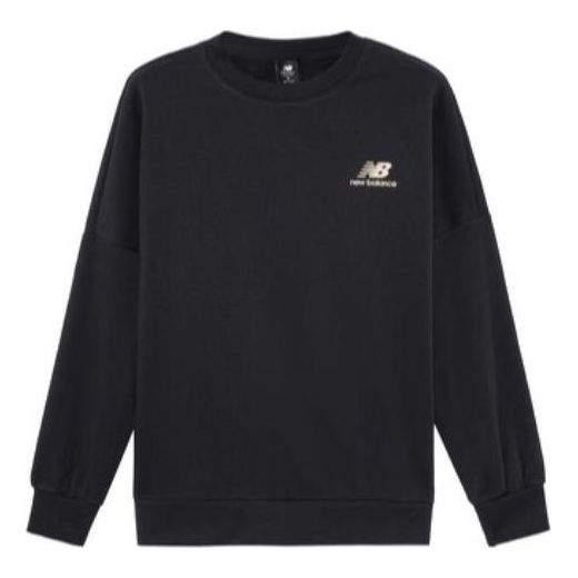 Суитчър New Balance Sport Logo Print Sweatshirt Черно | AMT23349-BK, 0