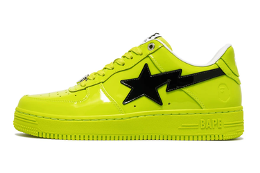 Кецове и обувки BAPE Bape Sta #2 Yellow/Black Зелено | 0ZXSHM191302M-YEL, 1
