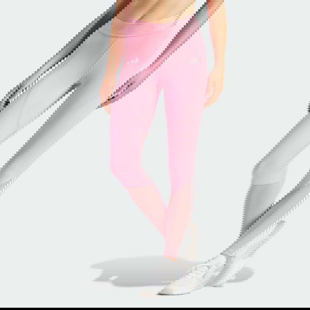 Клинове adidas Performance Hyperglam Full-Length Leggings Розово | IS4476, 0
