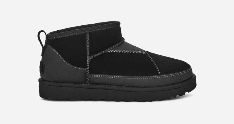 Кецове и обувки UGG ® Classic Ultra Mini ReImagined Черно | 1167174-BLKM, 0